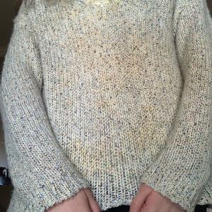 super cute knitted sweater!
